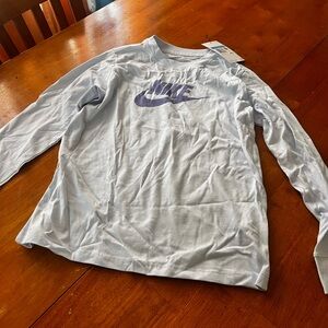 Nike Long Sleeve Tee Blue Purple Athletic Wear